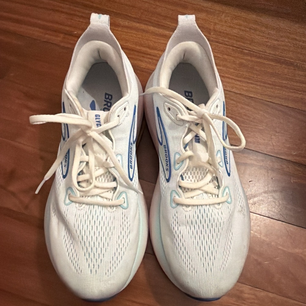 Brooks Glycerin 21 1204341B110 Athletic Sneaker Women's 9.5 White Mesh Running - Picture 3 of 9